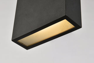 Raine Integrated LED wall sconce  in black