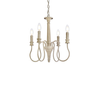 Flynx 4 lights pendant in weathered dove