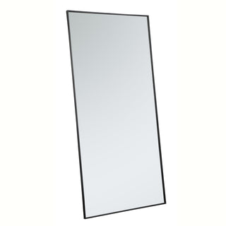 Metal frame rectangle mirror 36 inch in Black