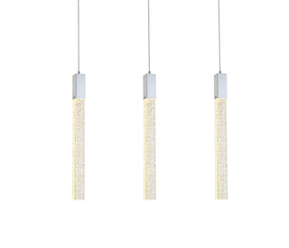 Weston 3 lights pendant in chrome