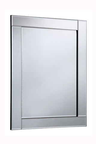 Modern 27.6 in. Contemporary Mirror in Clear