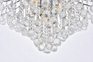 Toureg 15 light Chrome Chandelier Clear Royal Cut Crystal