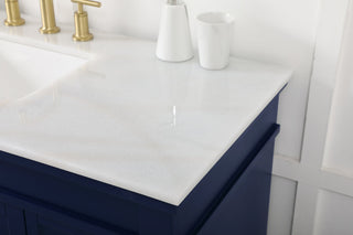 48 inch Single bathroom vanity in blue