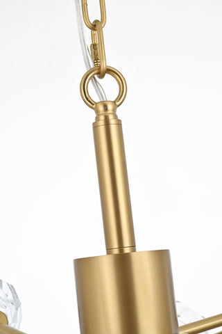 Graham 8 Light Pendant in Gold