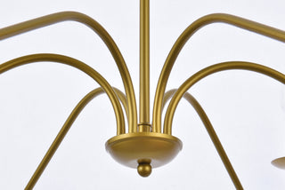 Rohan 42 inch chandelier in brass