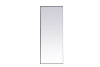 Metal frame rectangle mirror 24 inch x 60 inch in Grey