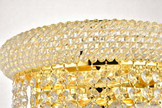 Primo 2 light Gold Wall Sconce Clear Royal Cut Crystal