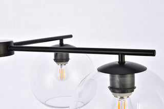 Opus 4 lights black pendant