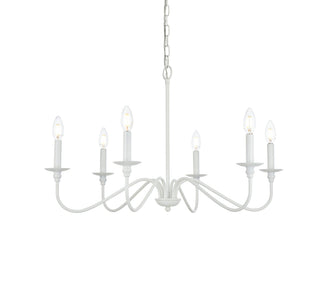 Rohan 36 inch chandelier in White