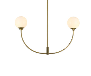 Nyomi 36 inch chandelier in Satin Gold