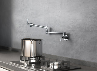 Gabriel Wall Mounted Pot Filler in Chrome