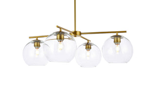 Opus 4 lights brass pendant