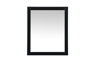 Aqua vanity mirror 30x36 inch in black