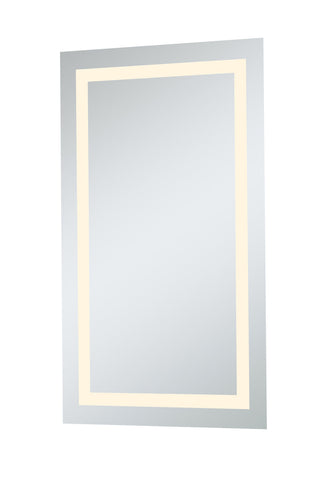 LED Hardwired Mirror Rectangle W24H40 Dimmable 3000K