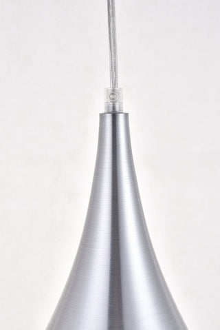 Nora 1 Light Burnished nickel plug-in pendant