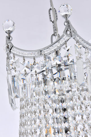 Corona 24 light Chrome Chandelier Clear Royal Cut Crystal