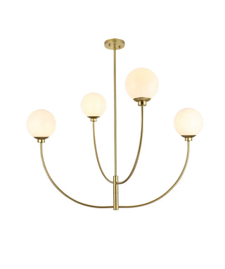 Nyomi 42 inch chandelier in Brass