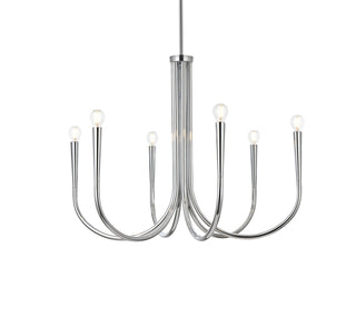 Layne 30 inch chandelier in Chrome