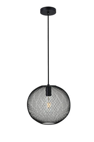 Keller 1 Light Black Pendant