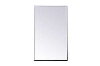 Metal frame rectangle mirror 36 inch x 60 inch in Blue