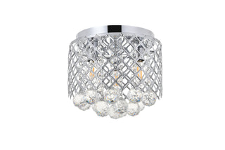 Tully 3 light Chrome Flush Mount