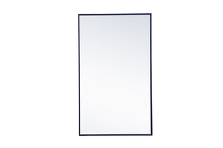 Metal frame rectangle mirror 24x 40 inch in Blue