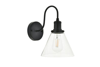 Histoire 1 light black Wall Sconce