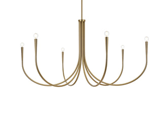 Layne 55 inch chandelier in Gold