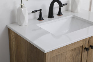 30 inch Single Bathroom Vanity in Natural oak