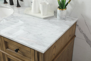 60 inch Single bathroom vanity in driftwood