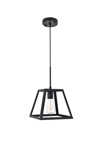 Resolute 1 light black Pendant