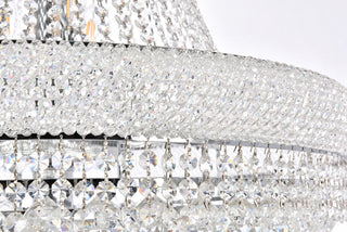 Primo 42 light Chrome Chandelier Clear Royal Cut Crystal