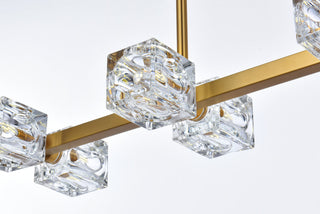 Lyra 30 inch Pendant Light in Satin Gold