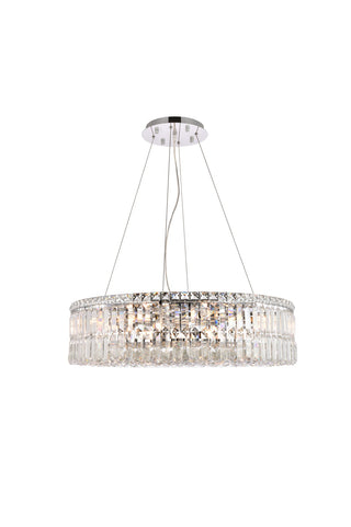 Maxime 12 light Chrome Chandelier Clear Royal Cut Crystal