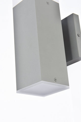 Raine Integrated LED wall sconce  in silver