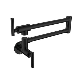 Gabriel Wall Mounted Pot Filler in Matte Black