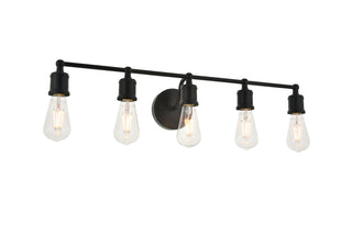 Serif 5 light black Wall Sconce