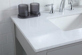 36 Inch ADA Compliant Bathroom Vanity In Grey