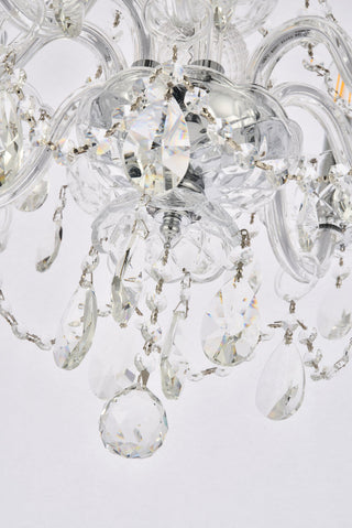 Princeton 8 light Chrome Chandelier Clear Royal Cut Crystal