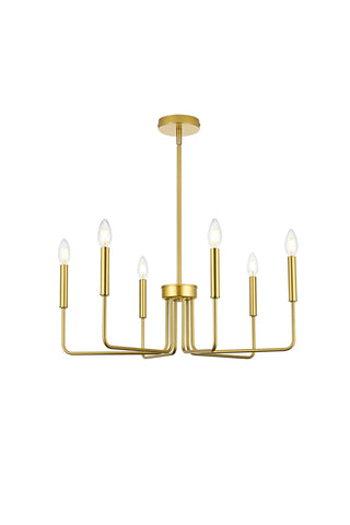 Willa 26 inch Pendant Light in Brass