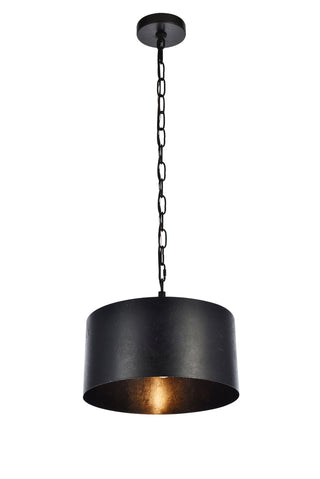 Miro Collection Pendant D15 H9.25 Lt:1 Vintage Black Finish