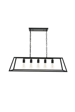 Resolute 5 light black Pendant