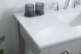 42 Inch ADA Compliant Bathroom Vanity In Grey