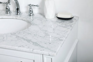 36 inch Single bathroom vanity in White