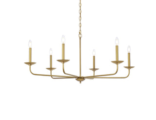 Cohen 42 inch pendant in brass