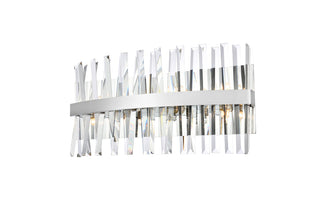 Serephina 24 inch crystal bath sconce in chrome