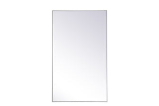 Metal frame rectangle mirror 36 inch x 60 inch in White