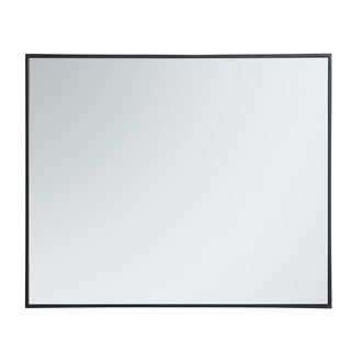 Metal frame rectangle mirror 30 inch in Black