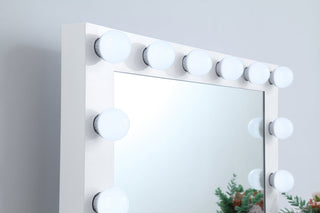 Brenda 32 inch by 26 inch plug in LED 5000K mirror in white