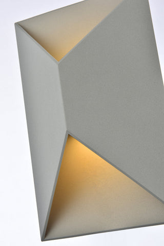 Raine Integrated LED wall sconce  in silver